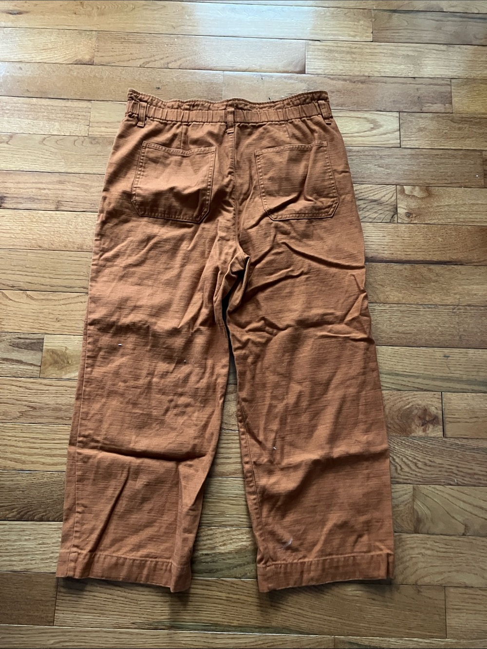 J. Crew Factory - Women’s Rust Wide Legged Ankle Pant - 12 - Picture 5 of 6
